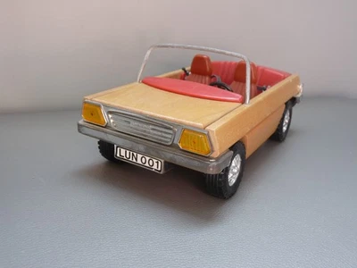 Lundby - Puppenhaus Holzauto aus 1974 - Sehr gut erhaltenes Vintage Modell Holz - Bild 1 von 4