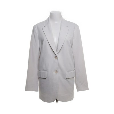 H&M, Blazer, Größe: XS, Grau, Elasthan/Polyester/Viskose, Einfarbig, Damen #JVl