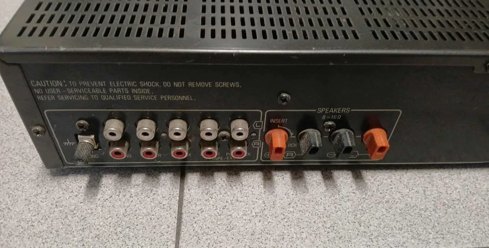 TECHNICS SU-300 AMPLIFICATORE STEREO HIFI VINTAGE  FUNZIONANTE - Immagine 2 di 4