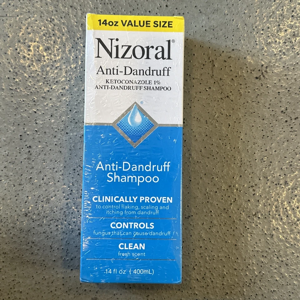 Nizoral Anti-Dandruff Shampoo, Cleans & Controls Fresh Scent 14oz New - Image 3 of 3
