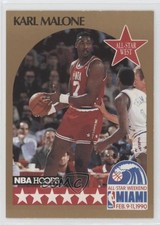1990-91 NBA Hoops All-Star Game Karl Malone #21 HOF 0xu1