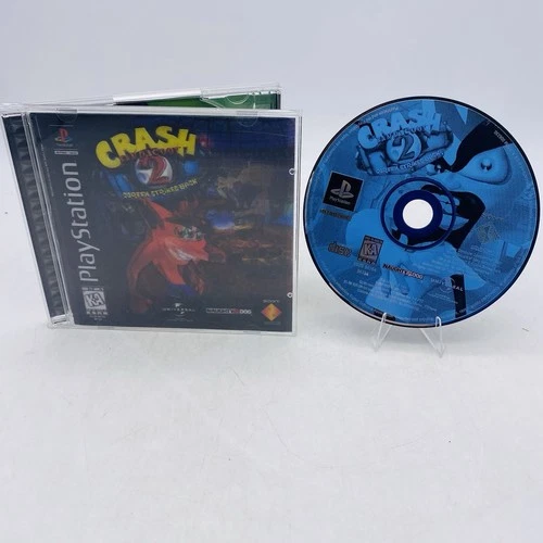Crash Bandicoot 2: Cortex Strikes Back (PlayStation 1, 2000) Black Label Holo 3D