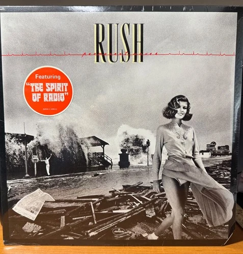 RUSH -PERMANENT WAVES- 1980 USA 1st PRESS SEALED WITH HYPE STICKER