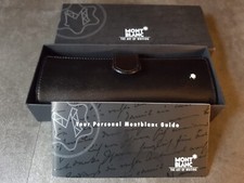 Montblanc Legrand 147 Traveller Füller +Leder-Etui Gold-Feder M SET Masterpiece