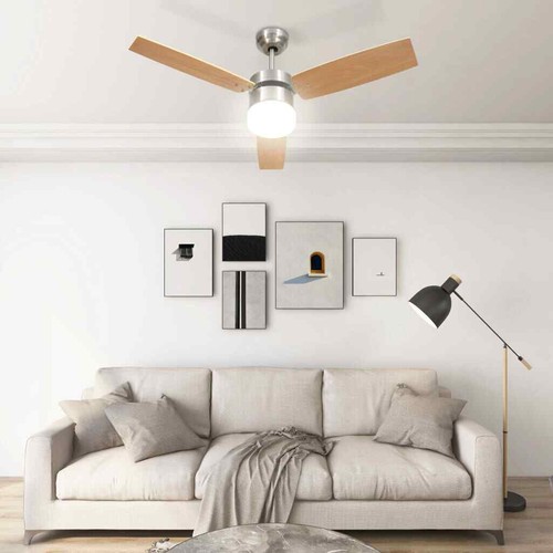 Ceiling Fan with Light and Remote Control 76 to 108 cm - Picture 3 of 15