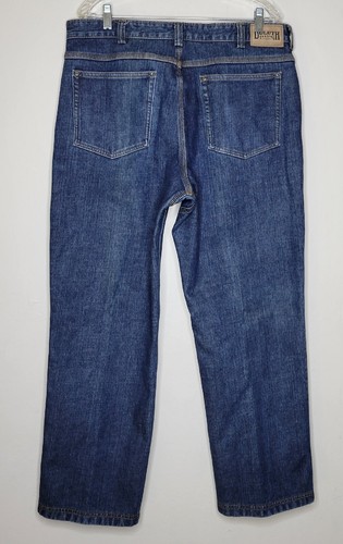 EUC 36 x 30 Duluth Trading Flex Ballroom Flanell gefüttert Baumwolle Denim Jeans - Bild 10 von 13