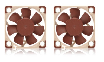 2 x Pack Noctua NF-A4x10 FLX 40 mm x 10 mm geräuscharm Premium PC Gehäuse Lüfter 4500 1/min