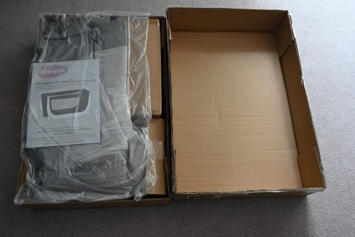 NEU Shnuggle Air Dove Grey Kinderbett Umbausatz Erweiterungsset + Kinderbett Matratze - Bild 3 von 6