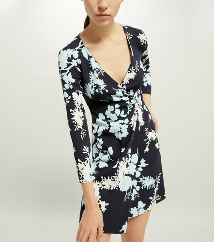Abito blu in cady floreale PENNYBLACK modello MARTA | eBay