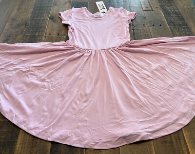 Dot Dot Smile size 3/4, 5/6, 7 or 8/10 girls Solid Orchid Cap sleeve twirl dress