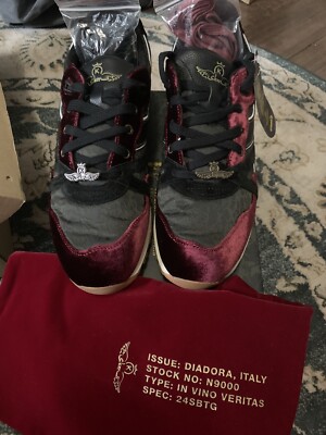 Diadora N9000 X 24 KILATES X SBTG “ In Vino Veritas” IN HAND SZ