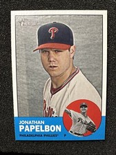 JONATHAN PAPELBON #136 2012 Topps Heritage Baseball QTY Philadelphia Phillies