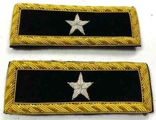 US CIVIL WAR UNION ARMY INFANTRY STAFF 1 STAR GENERAL TUNIC SHOULDER BOARDS