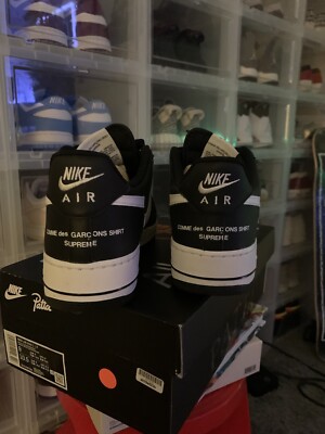 Supreme x CDG x Nike Air Force 1 Split Logo (Size 9.0 AR7623-001