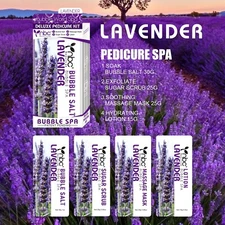 nbc Bubble Spa Pedicure Kit 4 Step -  Lavender (Pack of 24 Kits)