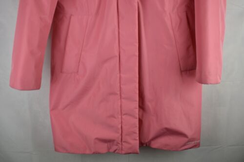 Lands End Womans Pink Long Padded Puffer Jacket Size XS Petite Anorak Parka Coat - Picture 3 of 11