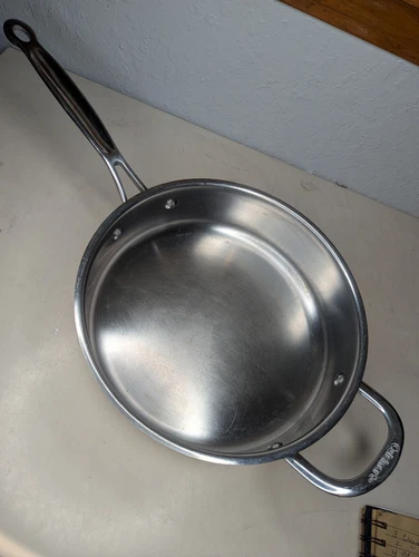Cuisinart Saute Pan 3 qt. Stainless Steel Skillet #7333-24HG No Lid