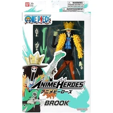 Bandai One Piece Anime Heroes Brook Action Figure NEW