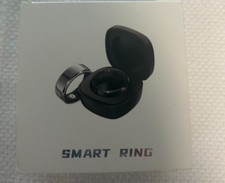 Smart Ring Health Tracker, Fitness Tracker Heart Rate Monitor Silver Size10 Ring