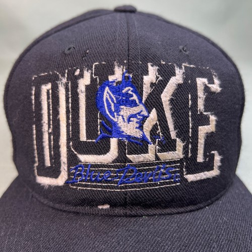 Cappello/Berretto Duke Blue Devils Nuova Creazione Mondo NCAA College Football Snapback Nero - Foto 2 di 11