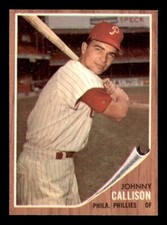 1962 Topps Baseball #17 Johnny Callison NM/MT *e1