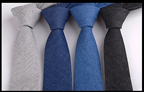 Corbata Flairs New York Franela y Tweed Cuello Solo Azul Enjuague Lavado [Denim] Foto 2 de 4