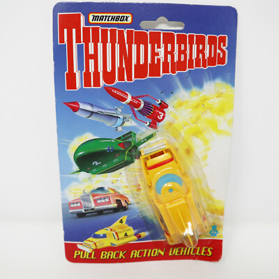 VINTAGE 1993 MATCHBOX THUNDERBIRD 2 & 4 TB2 TB4 PULL BACK