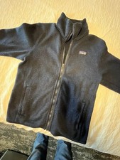 Patagonia Better Sweater Full Zip Youth Unisex Jacket Size M 10 Navy