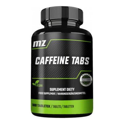 MZ-STORE Koffein 100 Tabs   Energie, Fokus, Wachheit, Training