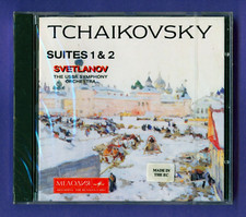 Tchaikovsky Suites 1 & 2 - Evgeny Svetlanov & USSR Sym - 1985 NEW German PromoCD