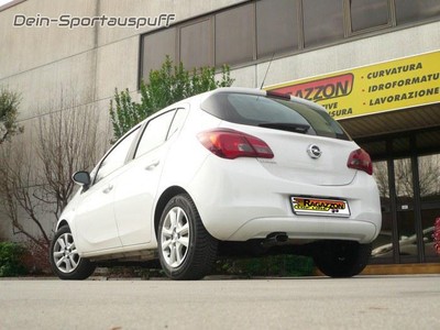 Ragazzon Sportauspuff Opel Corsa E 1.4l 66kW 110x65mm oval abgeschrägt
