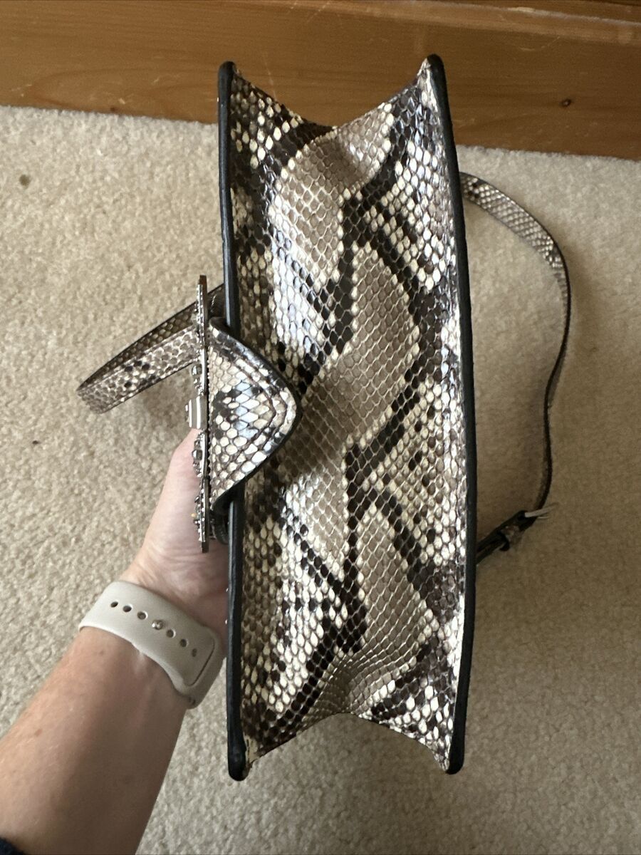 MIU MIU Python Purse Cross Body Bag With Certificate Of MIU MIU Python Purse Cross Body Bag With Certificate Of