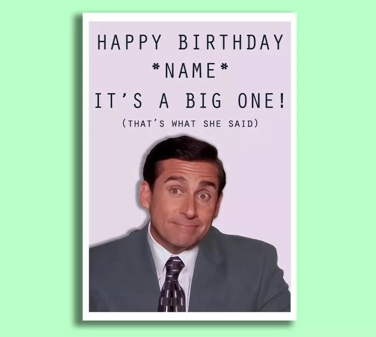 Michael Scott Birthday Card