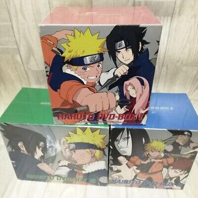 NARUTO DVD-BOX I & II & III Set Japanese RARE | eBay