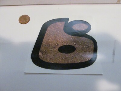 BTO SPORTS BROWN SMALL SET STICKERS DECALS ORIGINAL OLD STOCK RACING