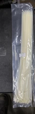 100x ZIP CABLE TIES 24" heavy duty thick white K610SD strong clamp