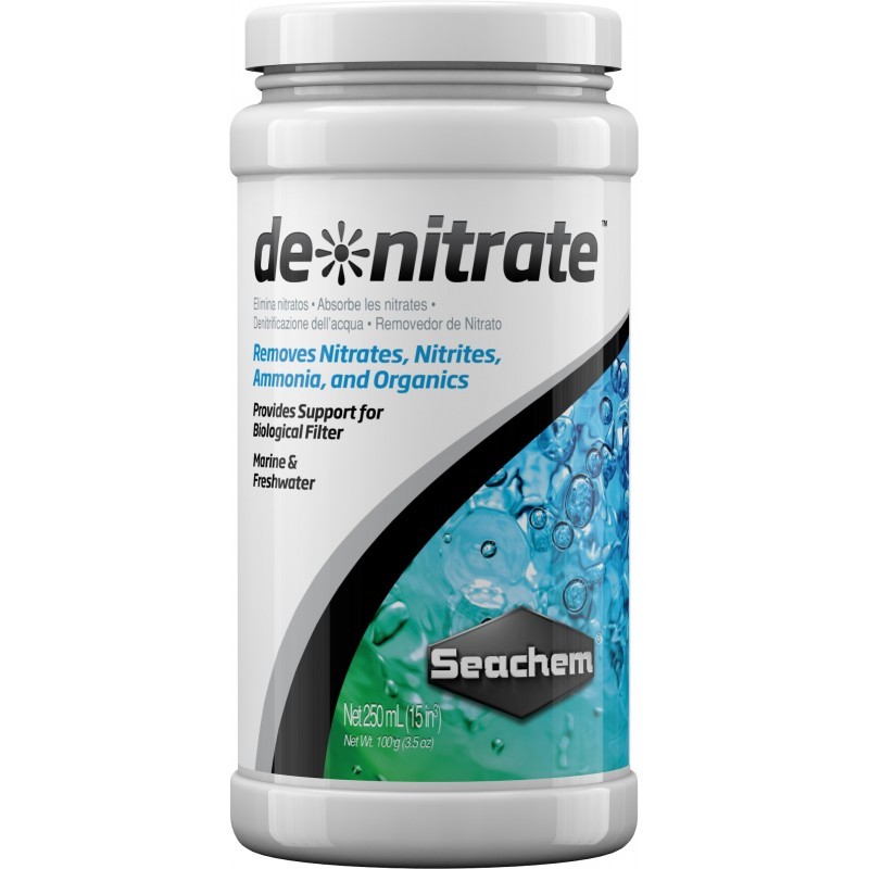 DENITRATE 250 ML FILTRACION ELIMINACION Y CONTROL DE NITRATOS LIMPIEZA ACUARIOS