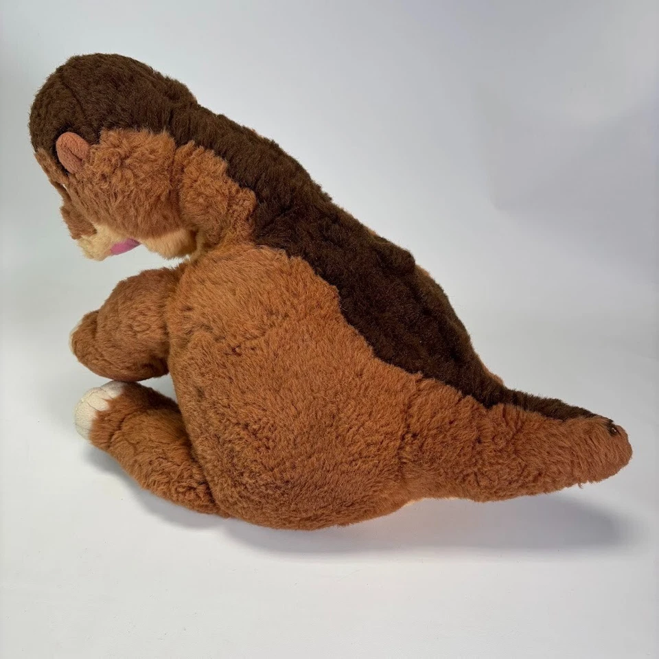 Peluche Little Foot de colección The Land Before Time etiqueta GUND relleno 17"" 1988 Corea Foto 4 de 4