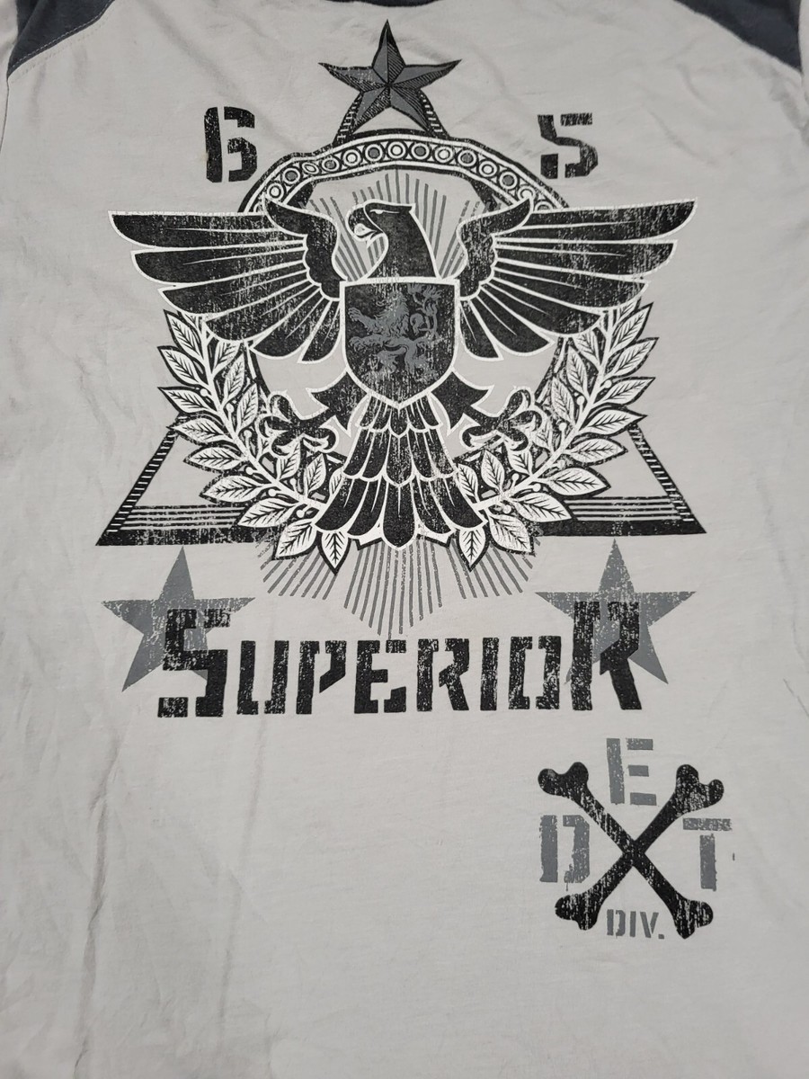 Skully 65 Defenders Military Eagle Crest DET DIV TEE T SHIRT XL | eBay