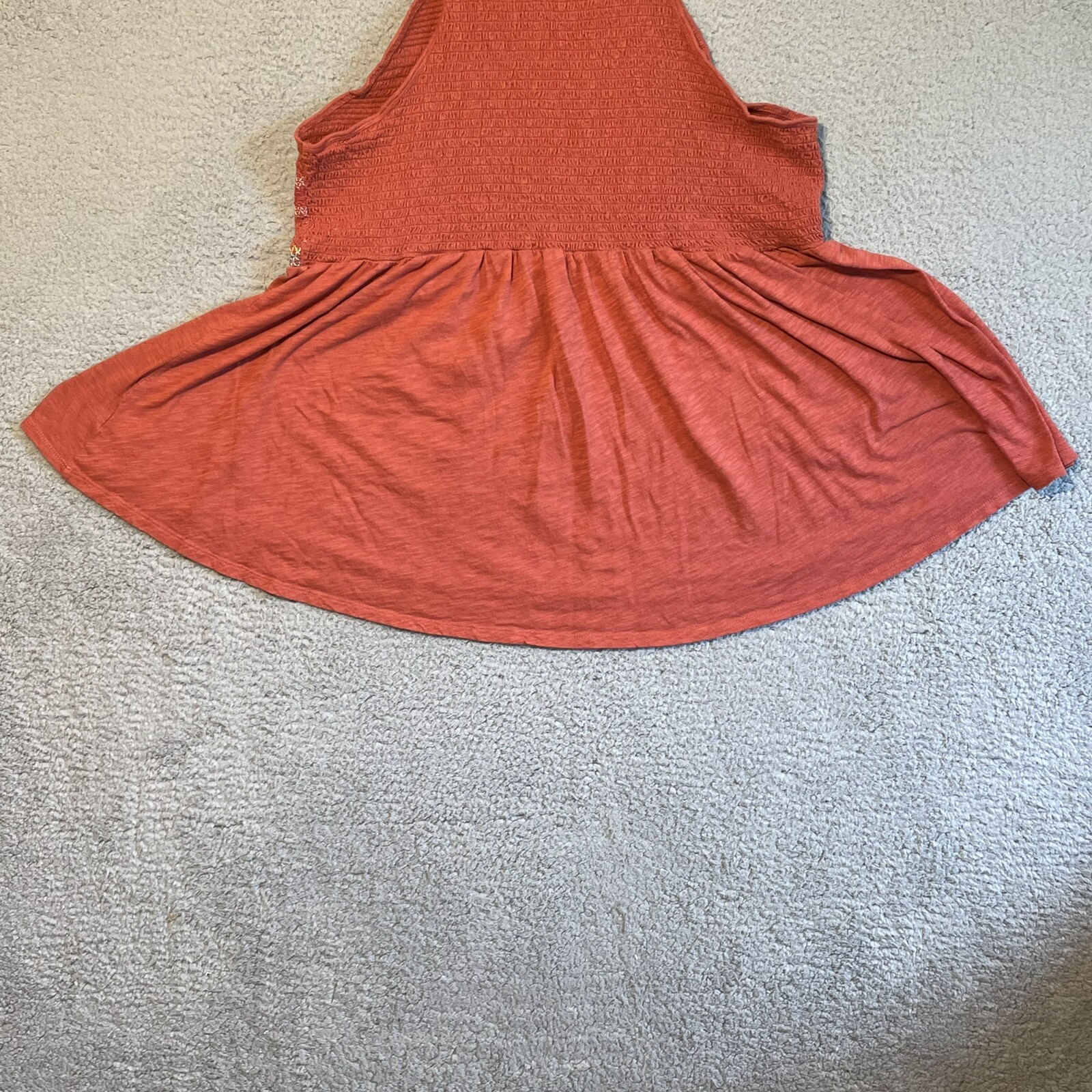 Torrid Women's Size 4 Basic  Orange Solid Cotton … - image 10