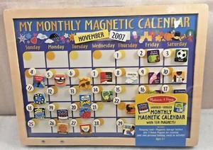 melissa and doug monthly magnetic calendar