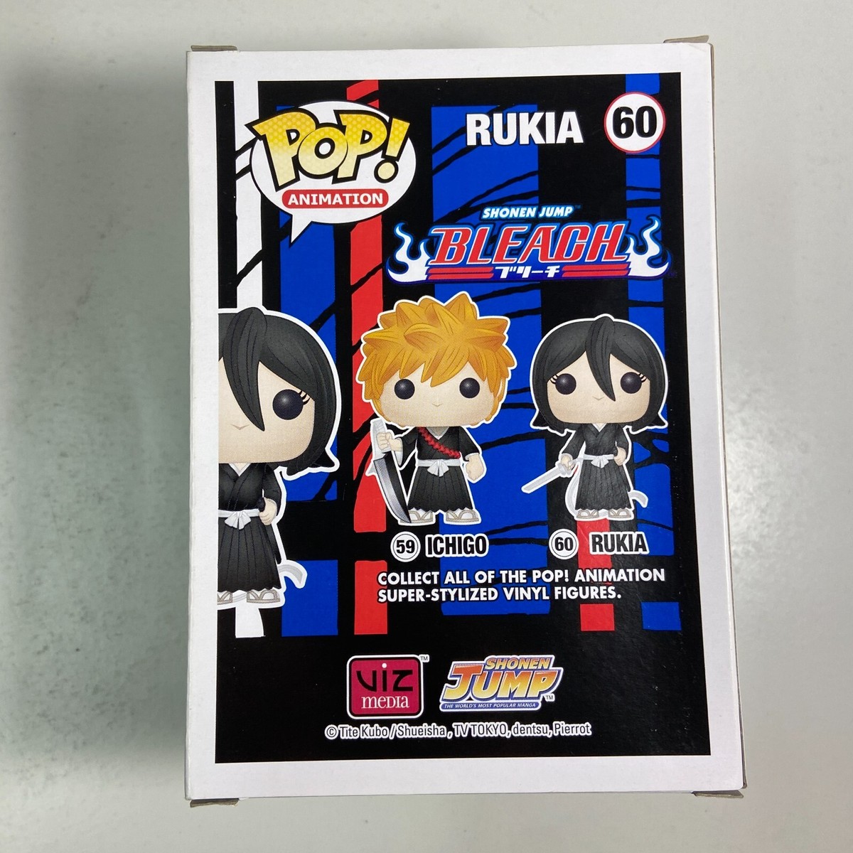 Rukia Hot Topic Pre-Release with Barcode - Bleach Funko Pop Rukia Hot Topic Pre-Release with Barcode - Bleach Funko Pop
