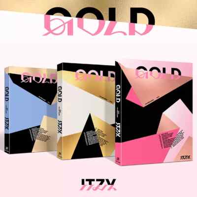 ITZY [GOLD] Album STANDARD Ver/ CD+Foto Buch+2 Karte+Poster+2Post Karte+GIFT