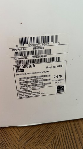 Apple iMac 21.5" Intel Quad Core i5 2.8GHz - 8GB 1TB Very Little Use - Boxed - Afbeelding 6 van 16