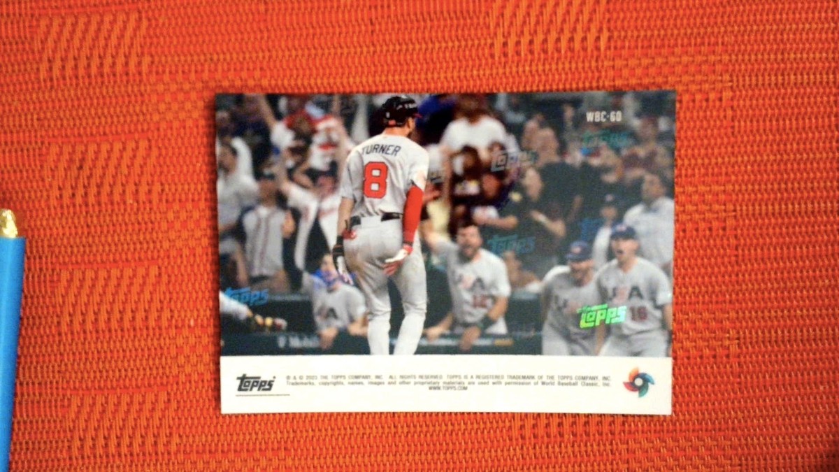 2023 Topps Now World Baseball Classic #WBC-60 Trea Turner 19/49
