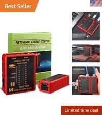 HDMI  Network Cable Tester   Easy-to-Use, Precision Testing with Auto Shut-Down