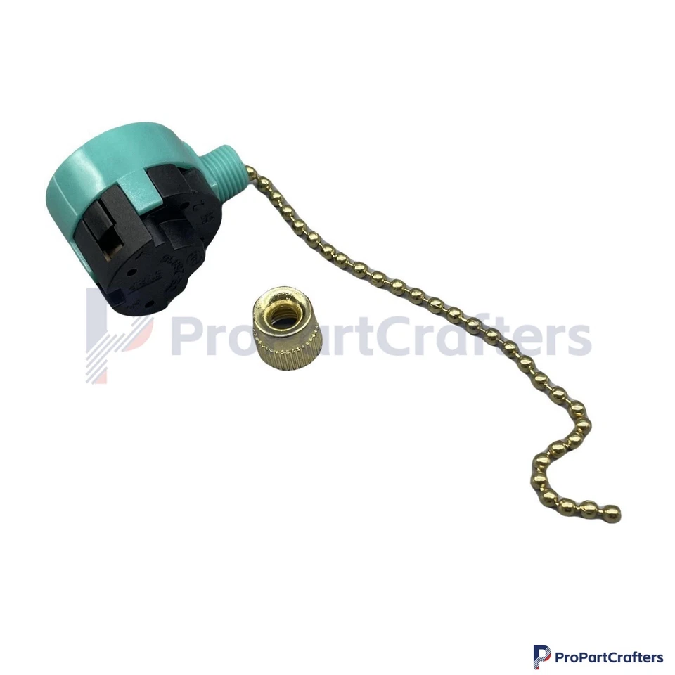 Interruptor de 4 cables Fit Hunter Harbor Breeze Hampton Bay Fan Zing Ear ZE-268S6 3 velocidades Foto 2 de 4