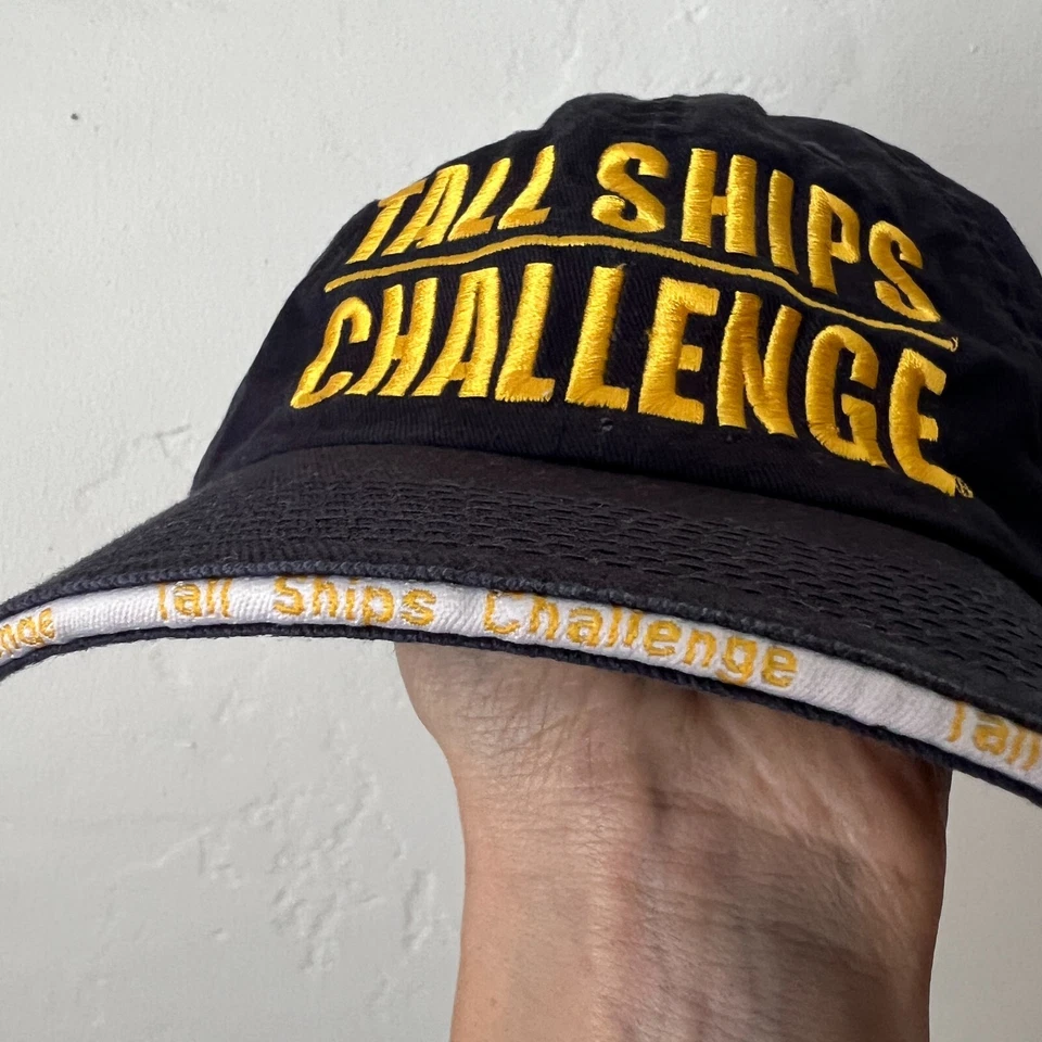 De colección Azul Marino Amarillo Barcos Altos Desafío Algodón Papá Sombrero Gorra de Béisbol Unisex Foto 4 de 4