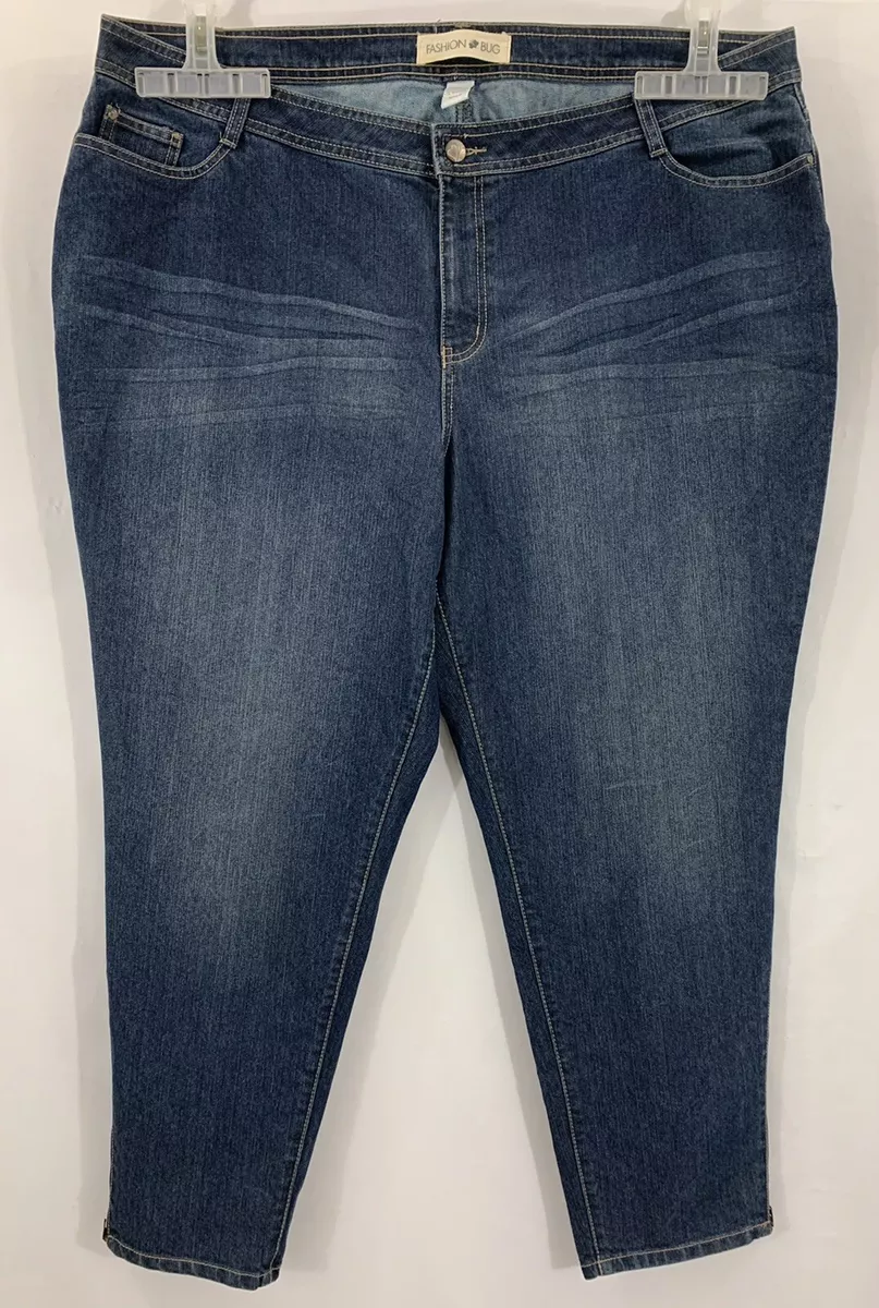 Side tapered cheap jeans
