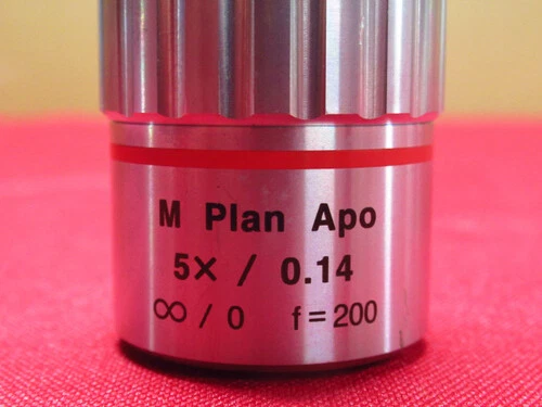Objective M Mitutoyo Plan 0.14 5X Lens Apo Microscope